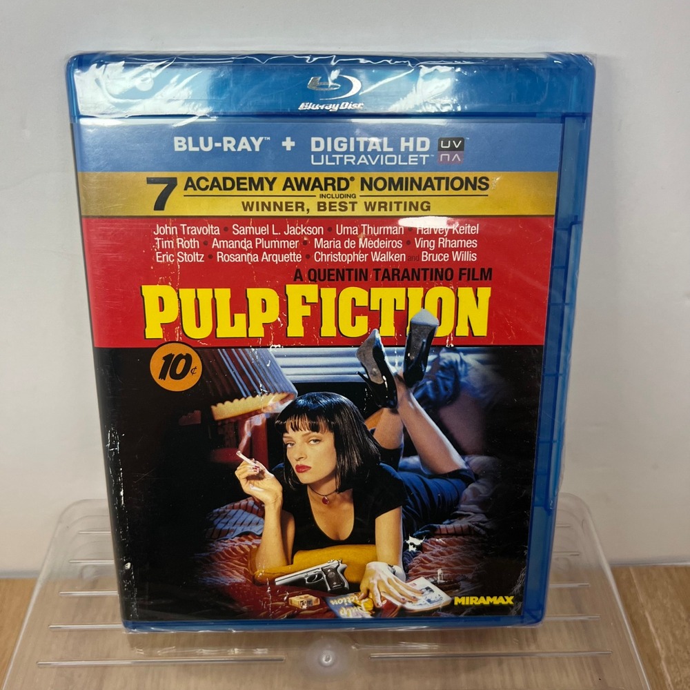 Pulp Fiction (Blu-ray) Digital HD Crime Drama R Sealed Quentin Tarantino Film